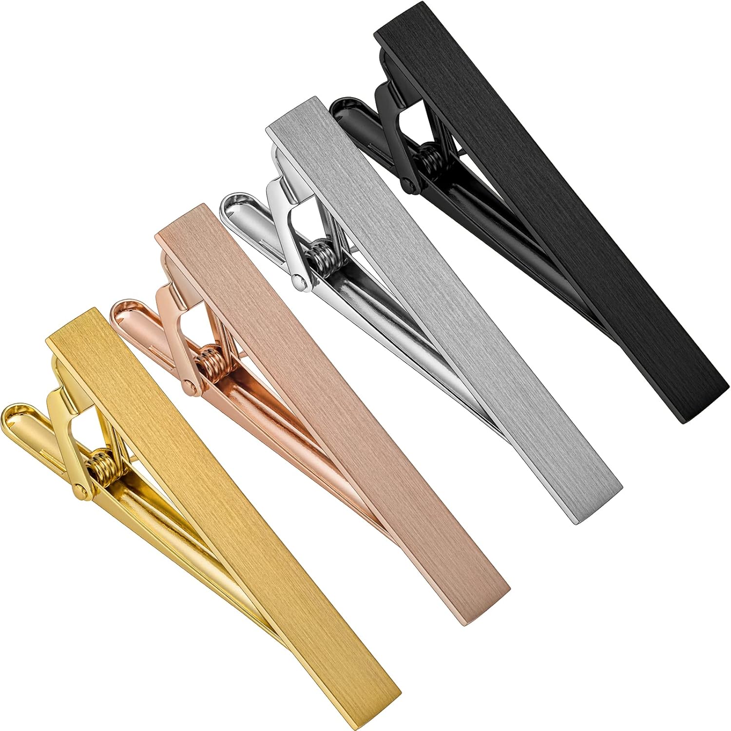 Tie Bar Set Gift - 2 Inch Tie Clip for Men,