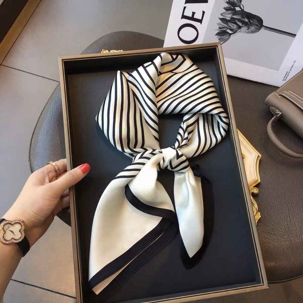 Scarf Silk Square - 70×70cm Satin Square Scarf, Silk Feel
