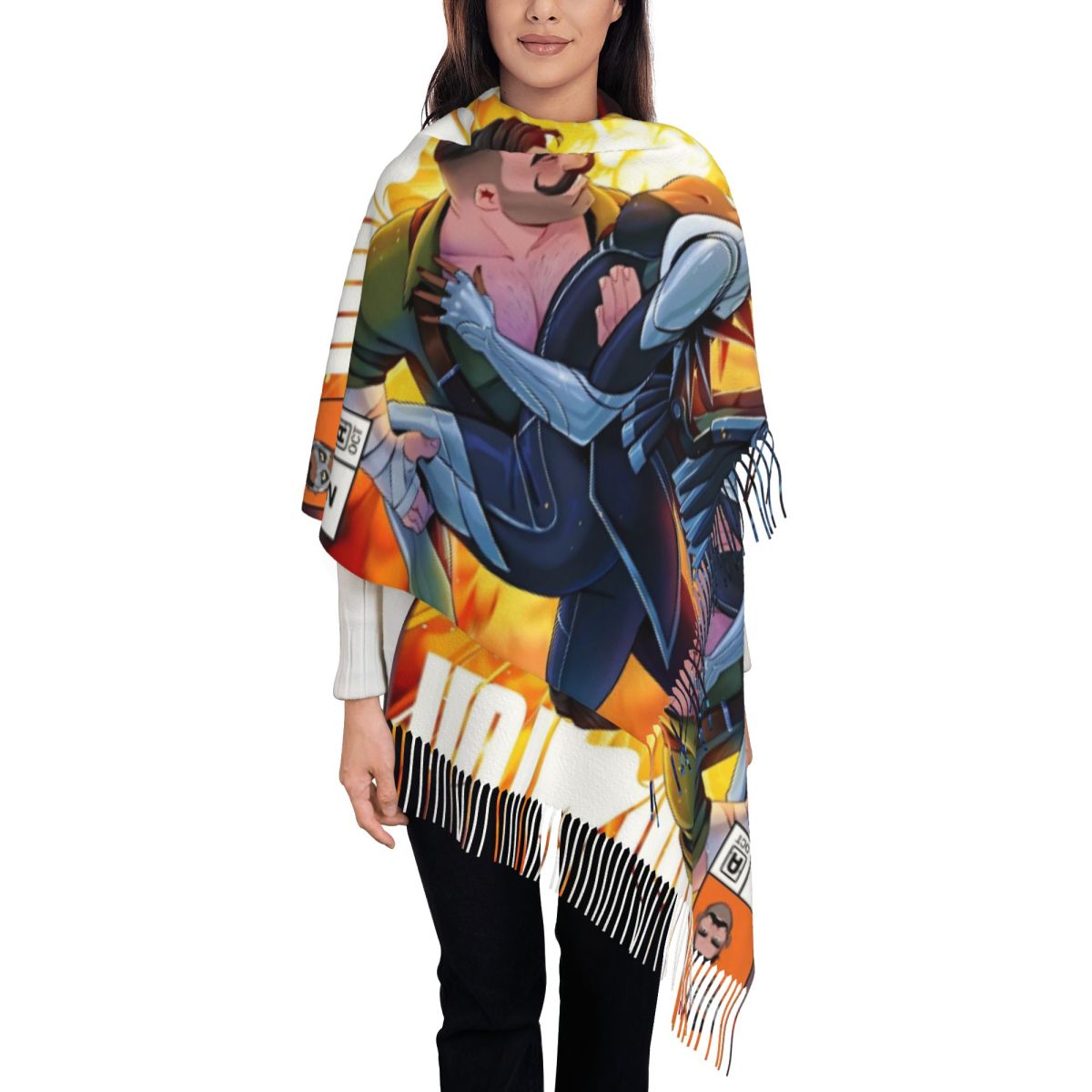 Women's Tassel Scarf Dispatch  - Pashmina Wrap Large recension och pris