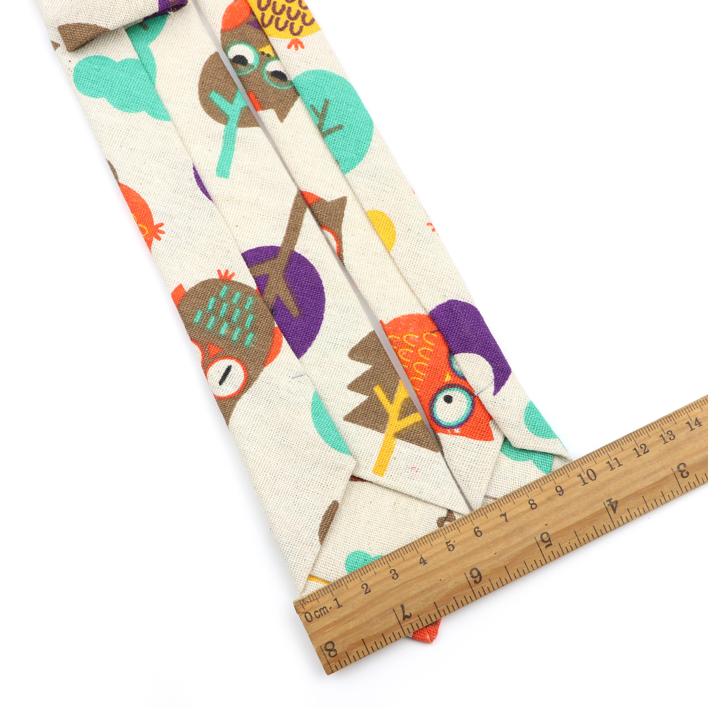Novelty Cartoon Linen Tie For  - Skinny Tie Men recension och pris