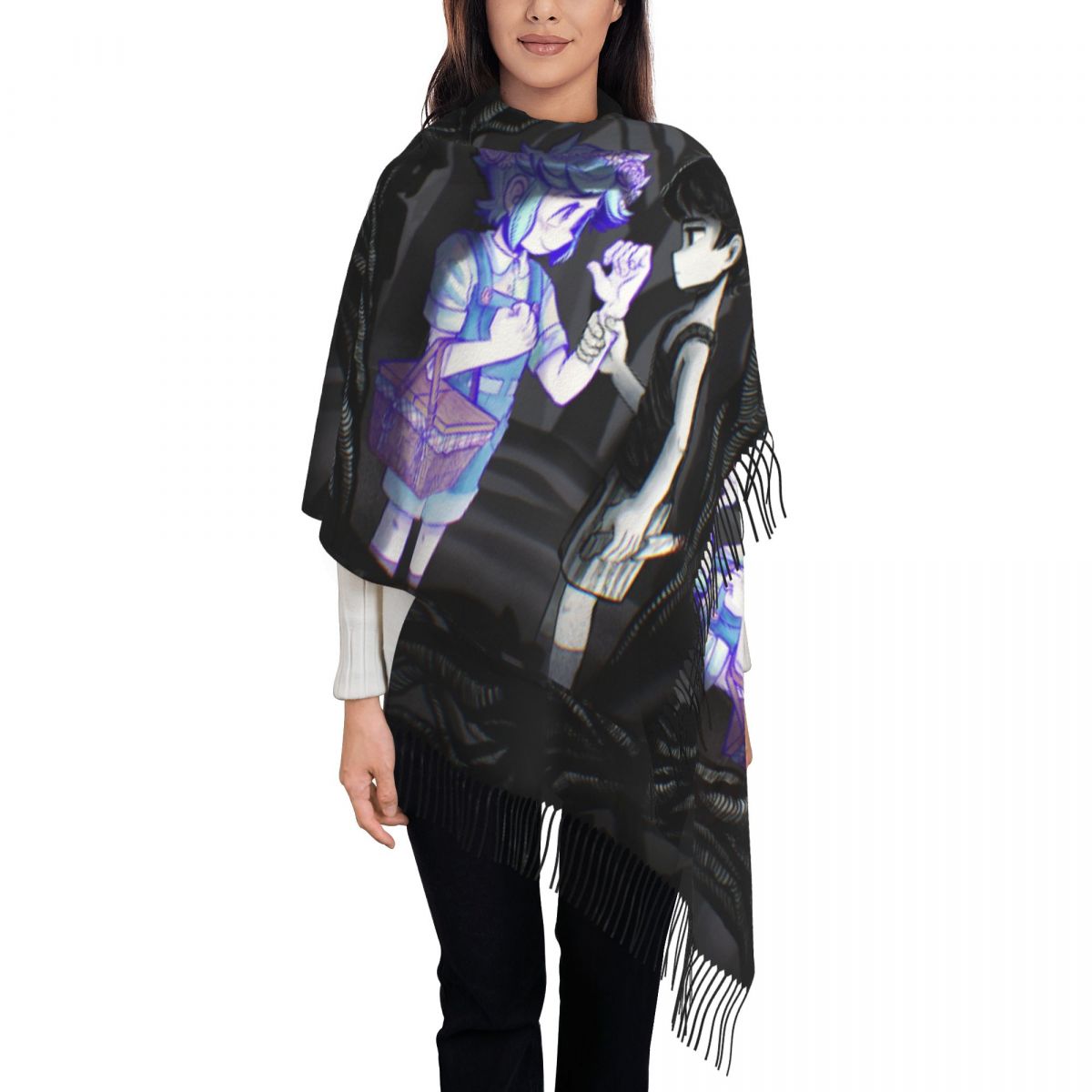 Women's Scarf with Tassel Basi - Pashmina Wrap Large recension och pris