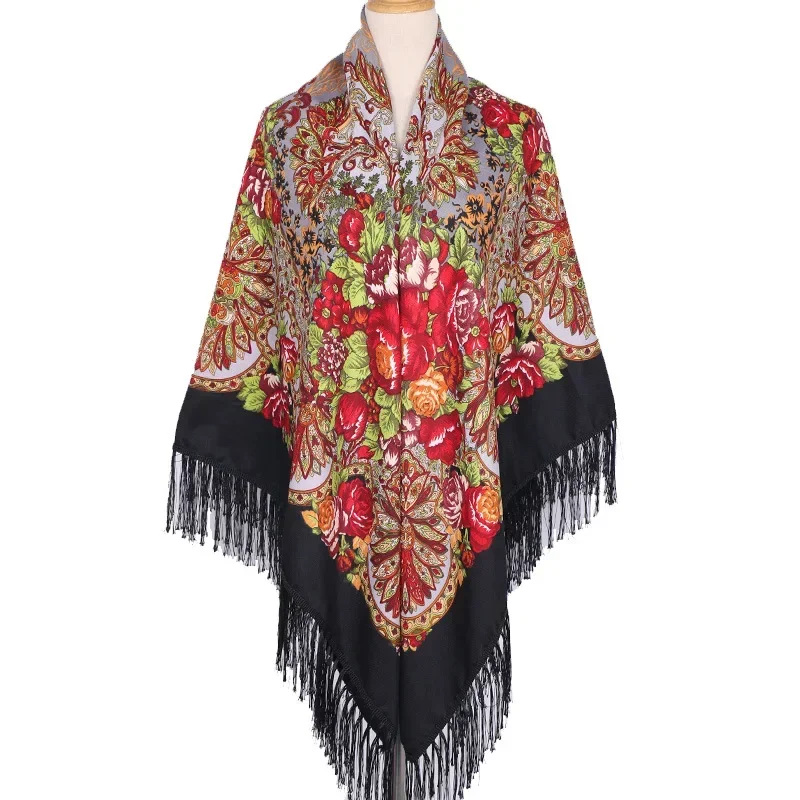 160*160cm Ethnic Large Square  - Woven Scarf Blanket recension och pris