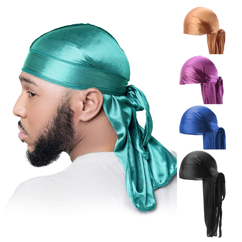 5Pcs Silk Durag Bandana Turban - Bandana Doo Rag recension och pris