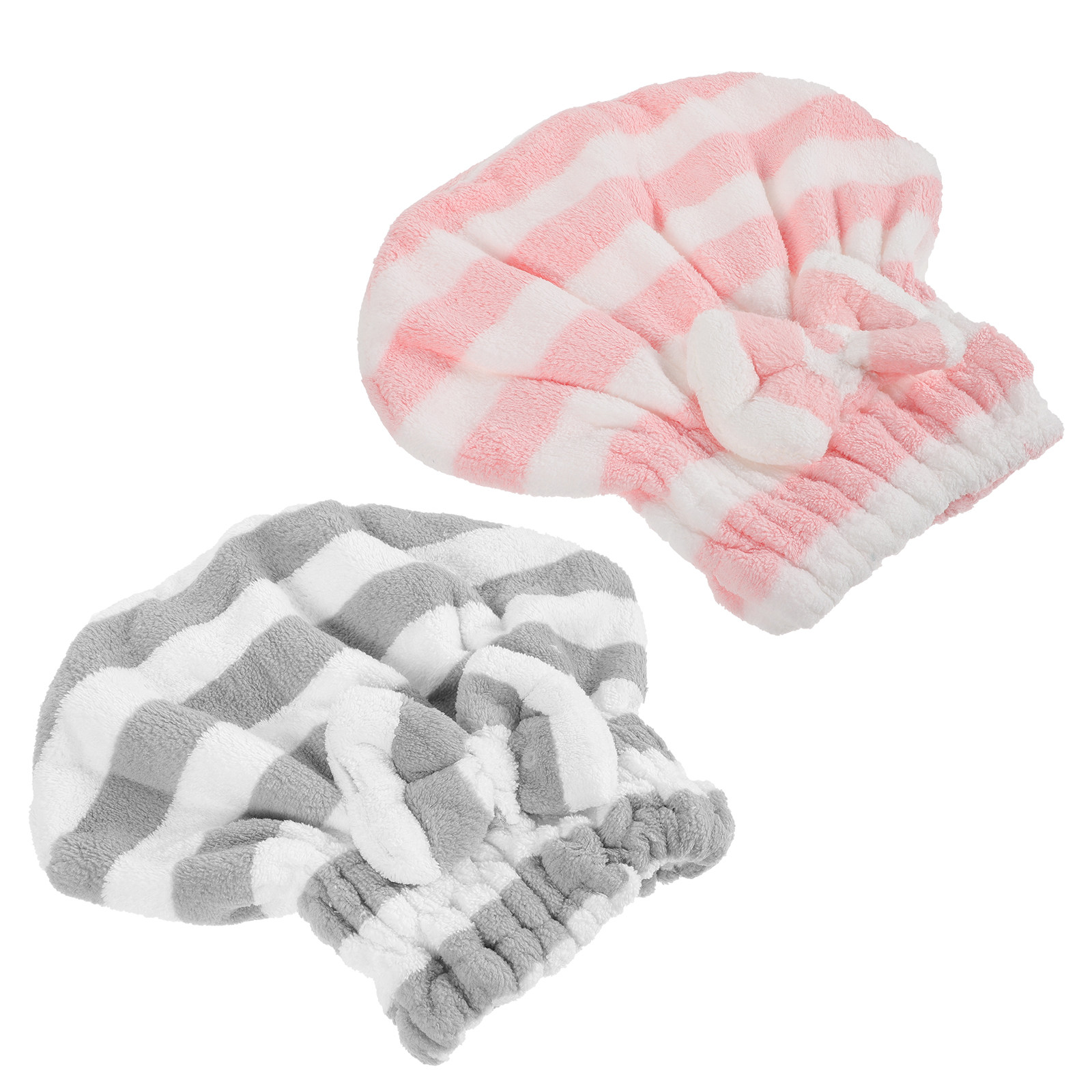 2Pcs Absorbent Hair Drying Tow - Head Wrap Turban recension och pris