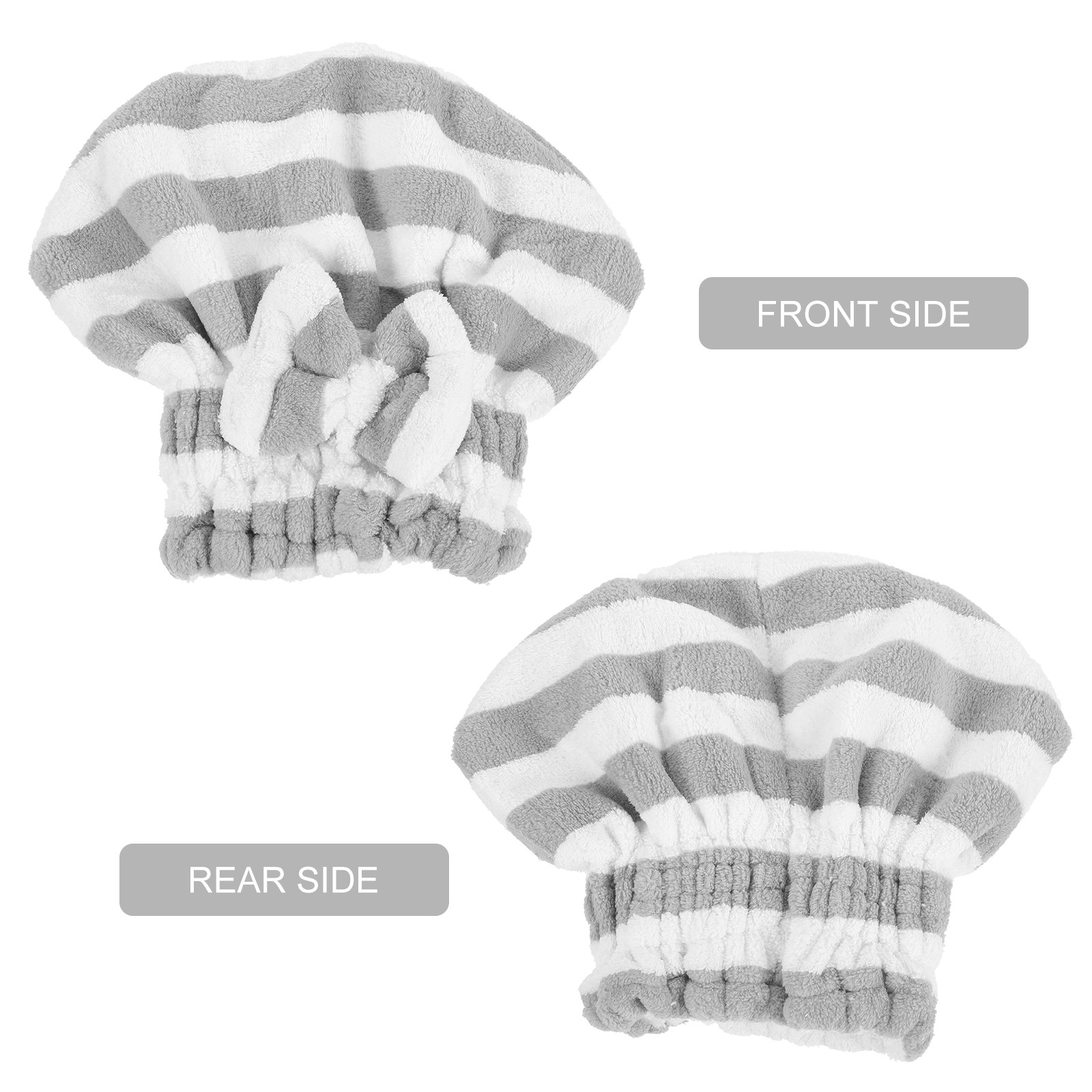 2Pcs Absorbent Hair Drying Tow - Head Wrap Turban recension och pris