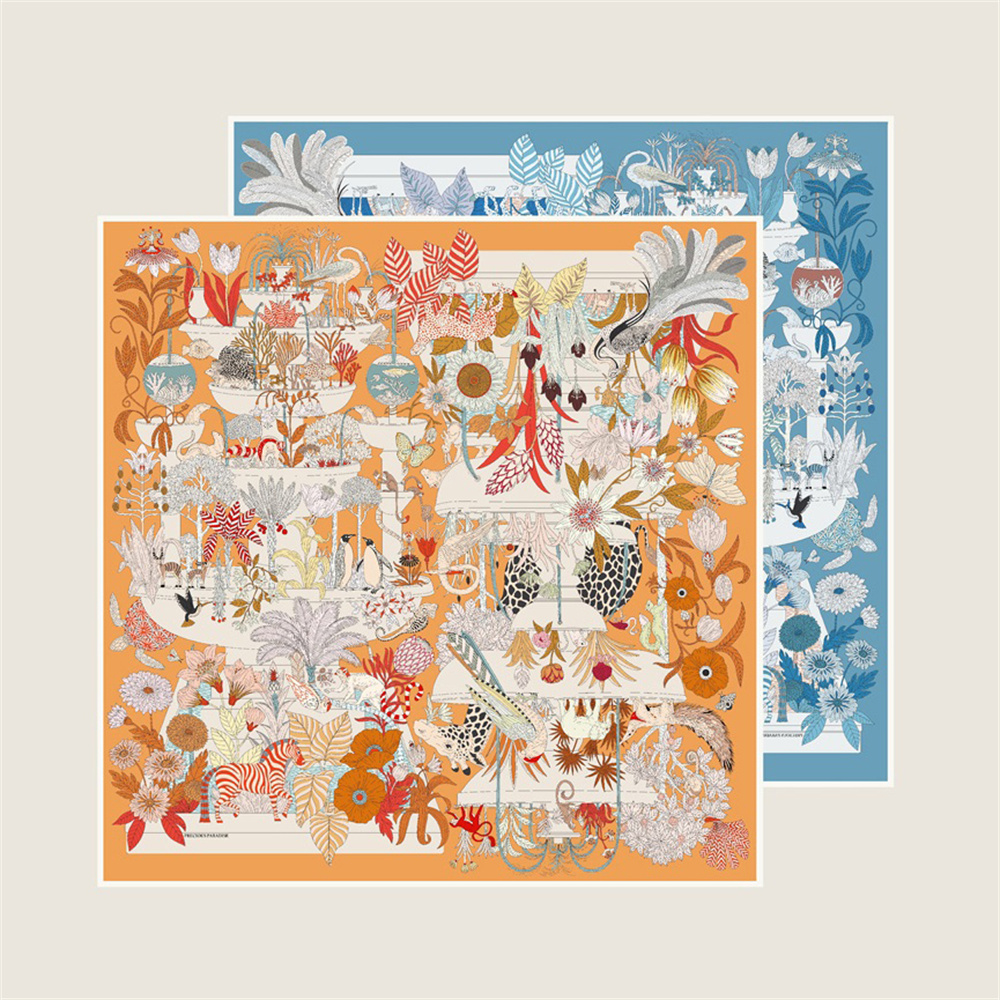POBING Hand Rolled Twill Silk  - Scarf Silk Square recension och pris