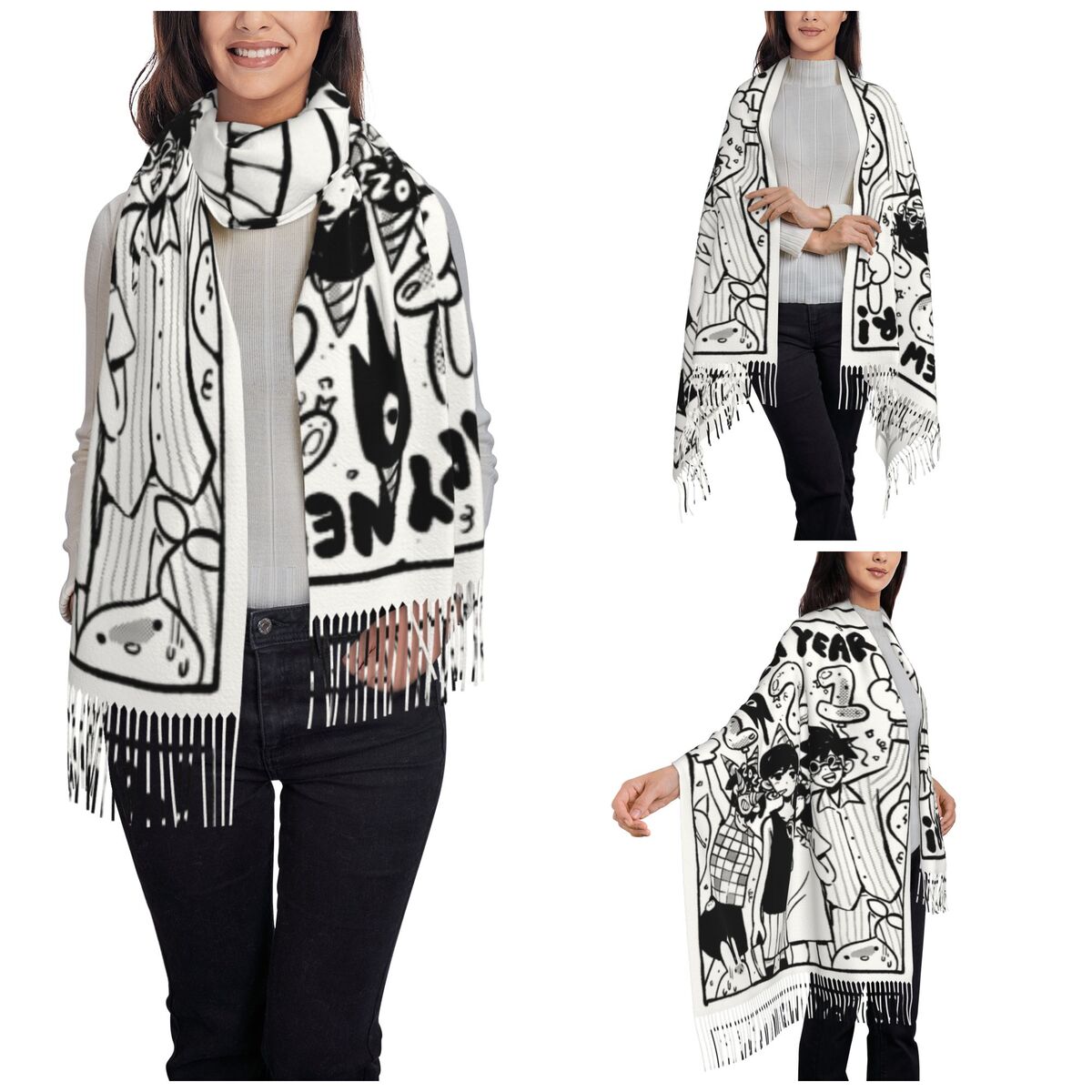 Aubrey Hero Kel New Year Shawl - Pashmina Wrap Large recension och pris