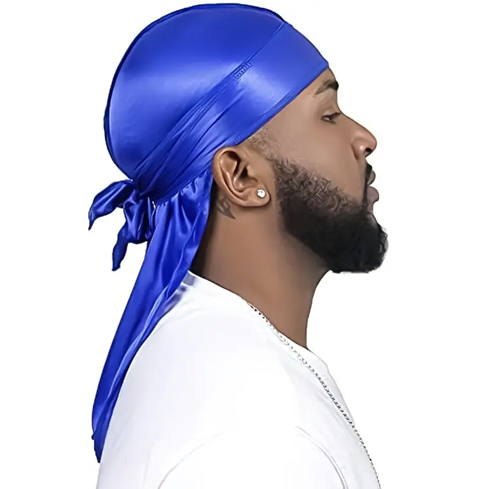 Men's Silk Durag Shower cap Ba - Bandana Doo Rag recension och pris