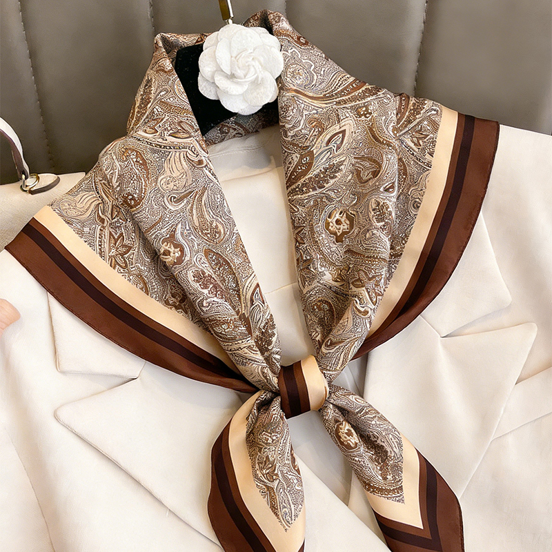 Luxury Women Silk Square Scarf - Scarf Silk Square recension och pris