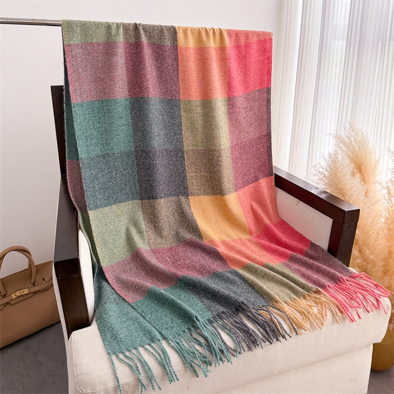 200*64cm New Fashion Cashmere  - Woven Scarf Blanket recension och pris