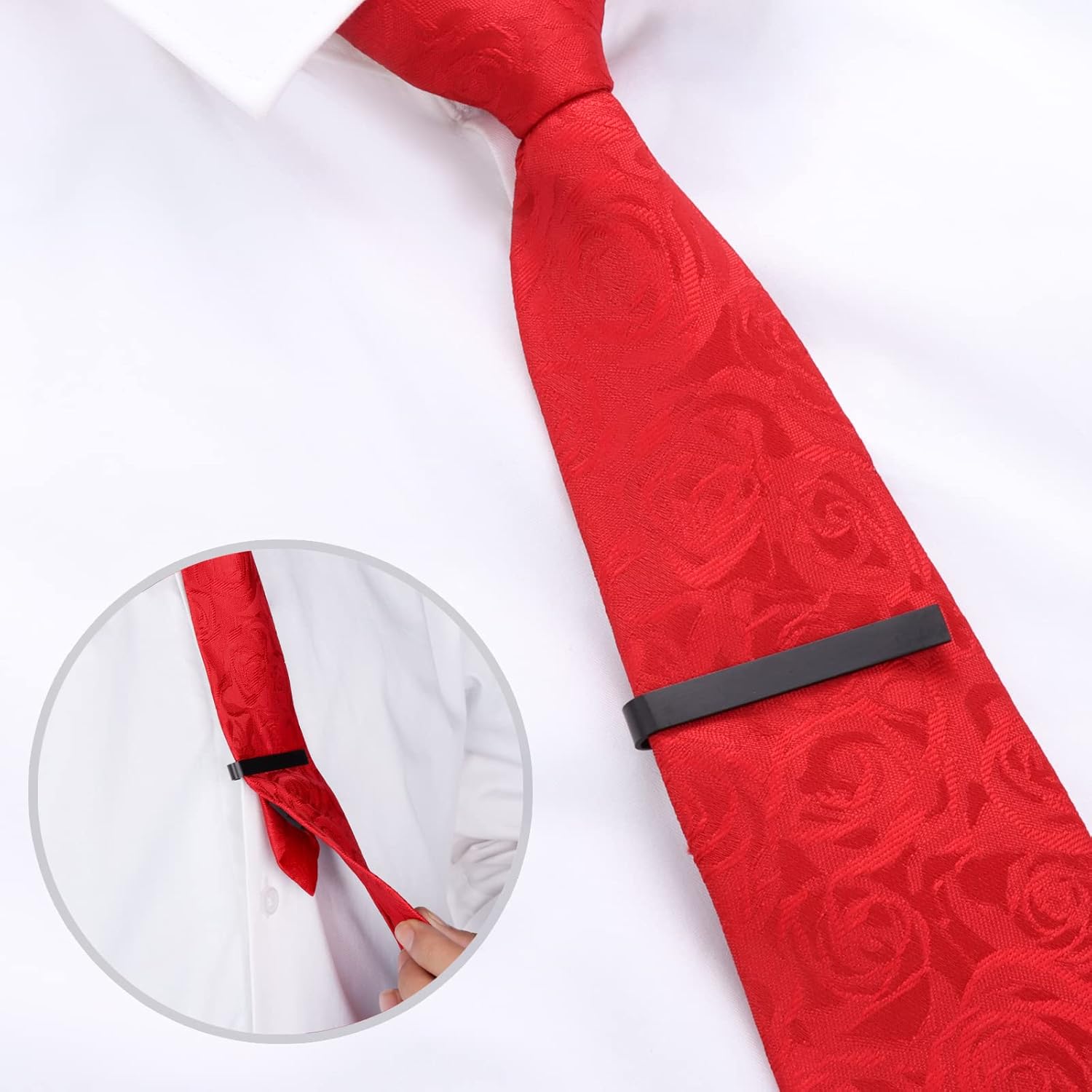 Skinny Tie Clip Bar Set, 2 Inc - Tie Bar Set Gift recension och pris