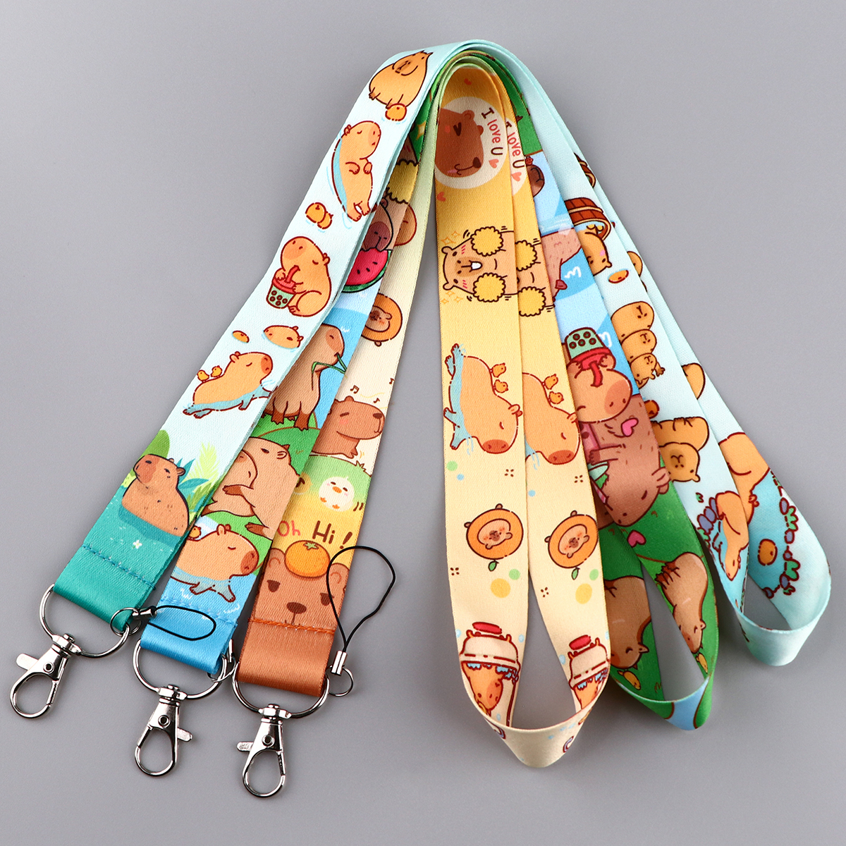 Cute Capybara Lanyards for Key - Lanyard Badge Holder recension och pris