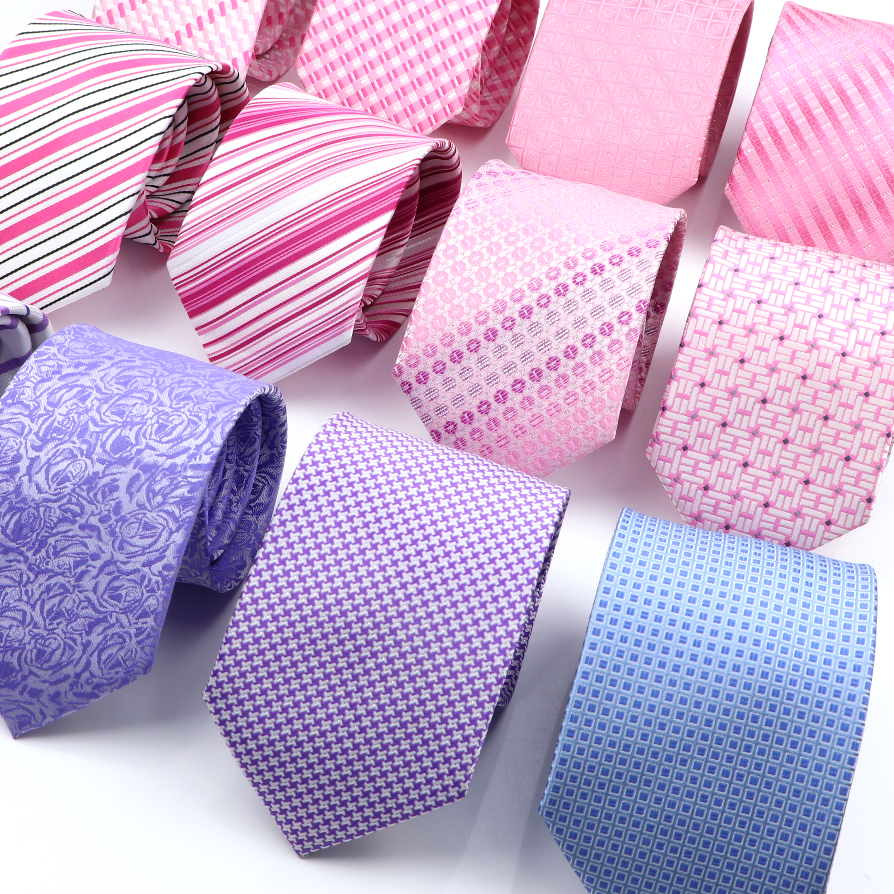 New Bright Pink Men Ties Class - Skinny Tie Men recension och pris
