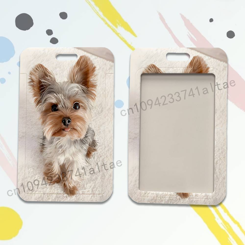 Yorkshire Terrier Dog Card Hol - Lanyard Badge Holder recension och pris