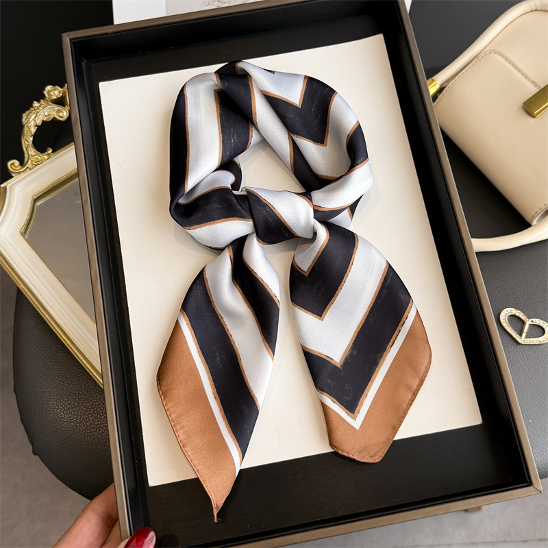 Satin Silk Geometric Stripe Pr - Silk Tie Striped recension och pris