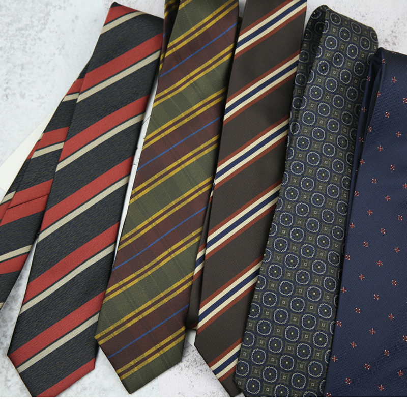 New Trendy Striped Neckties Fo - Skinny Tie Men recension och pris