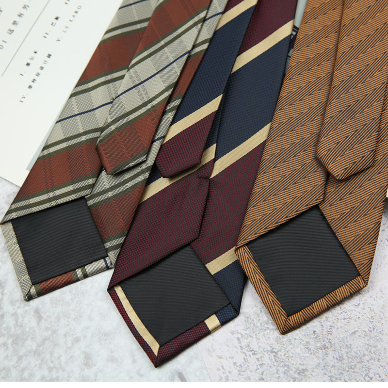 New Trendy Striped Neckties Fo - Skinny Tie Men recension och pris
