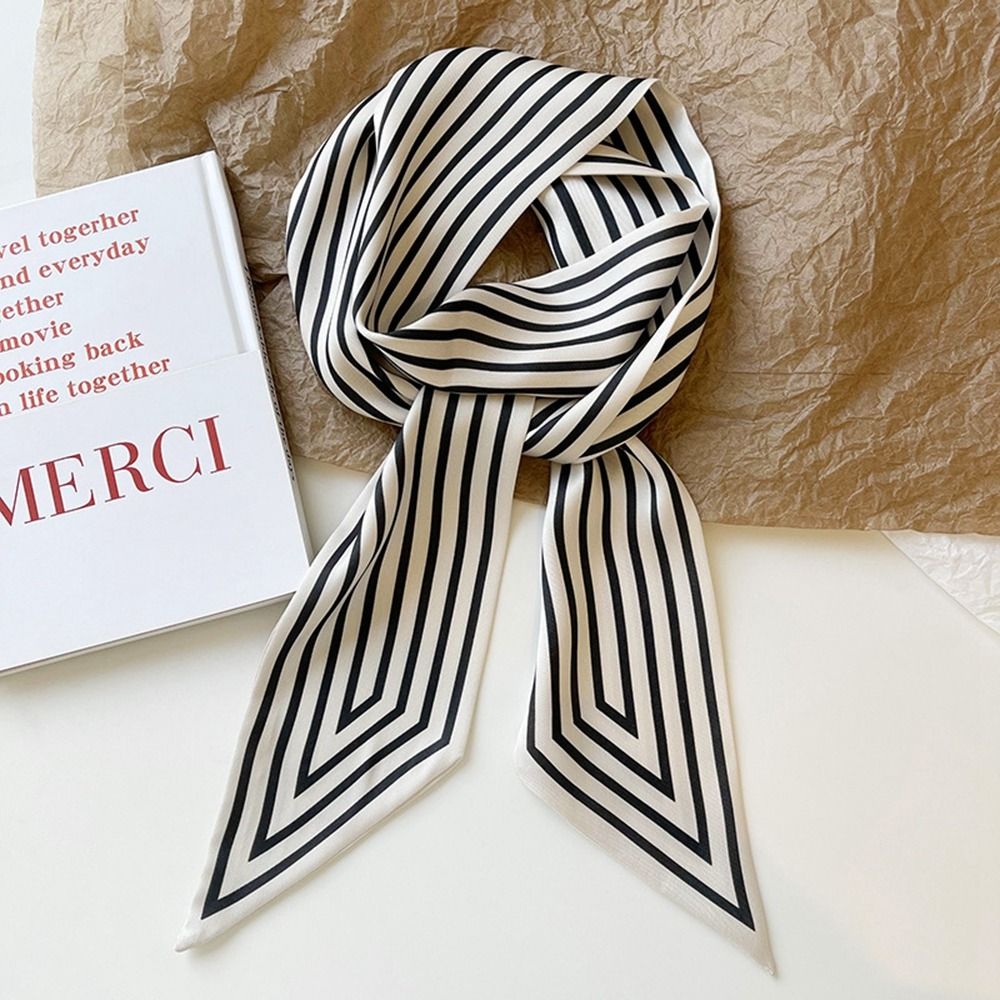 Retro Tie Wraps Female Shawl R - Silk Tie Striped recension och pris