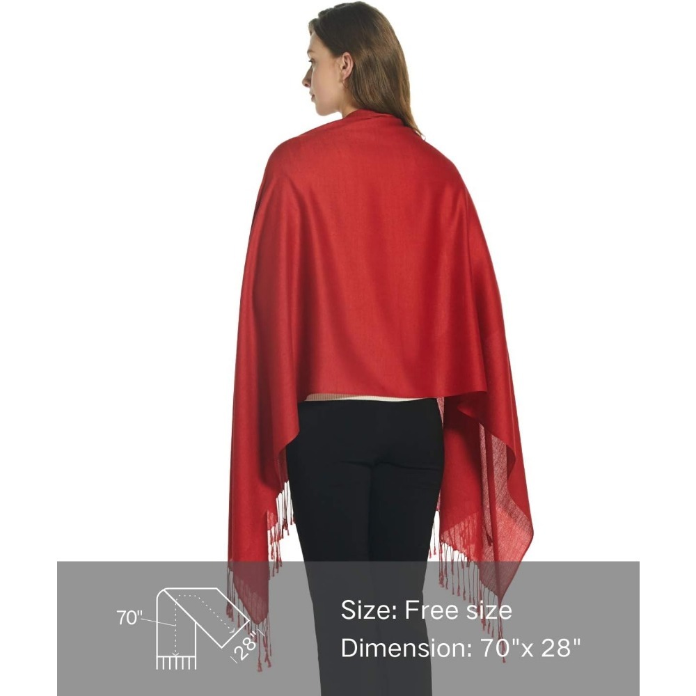 Women's Scarf Silky Soft Shawl - Stole Wedding Shawl recension och pris
