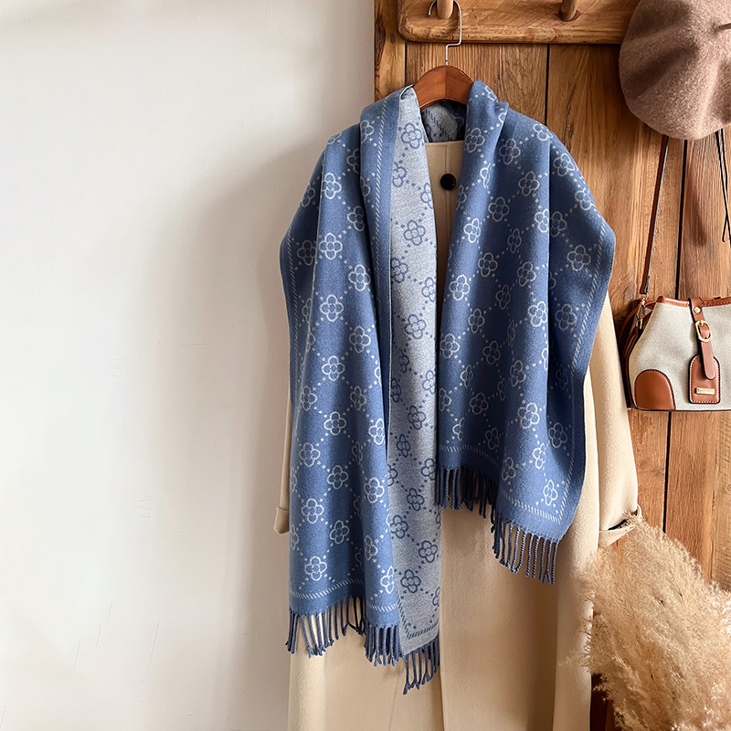 Brands Jacquard Design Winter  - Woven Scarf Blanket recension och pris