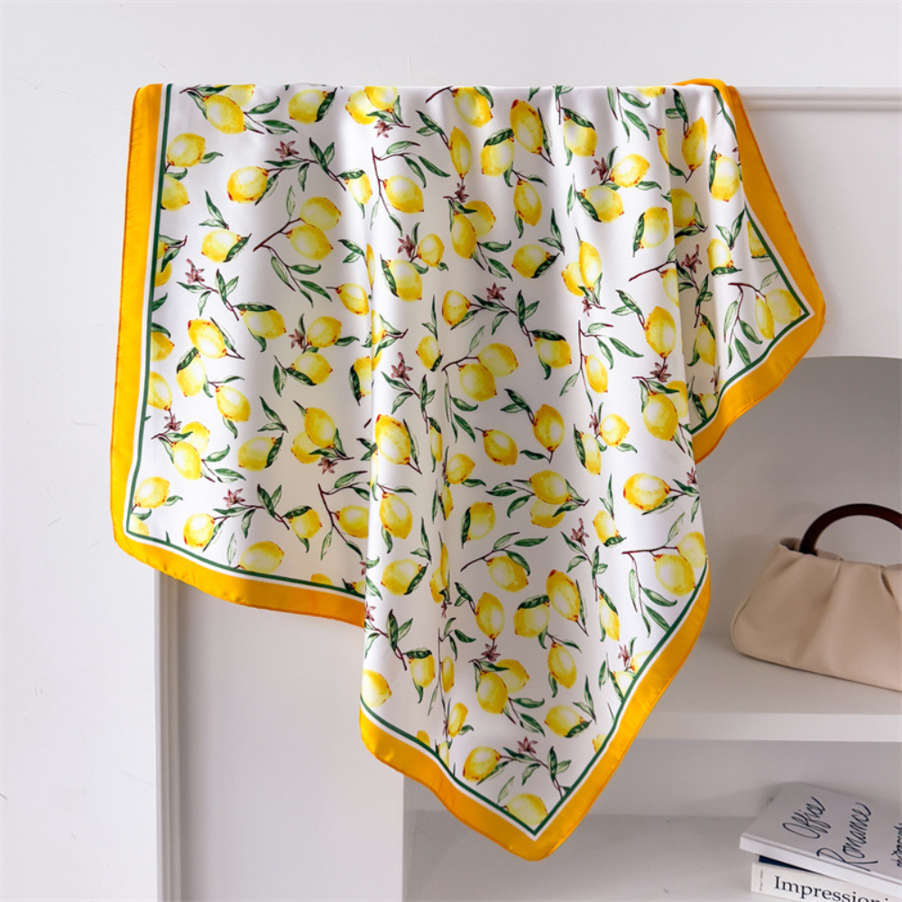 1pcs Summer Bright Color Oil P - Ascot Neck Scarf recension och pris